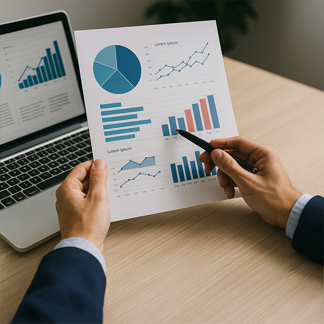 Transparent reporting charts